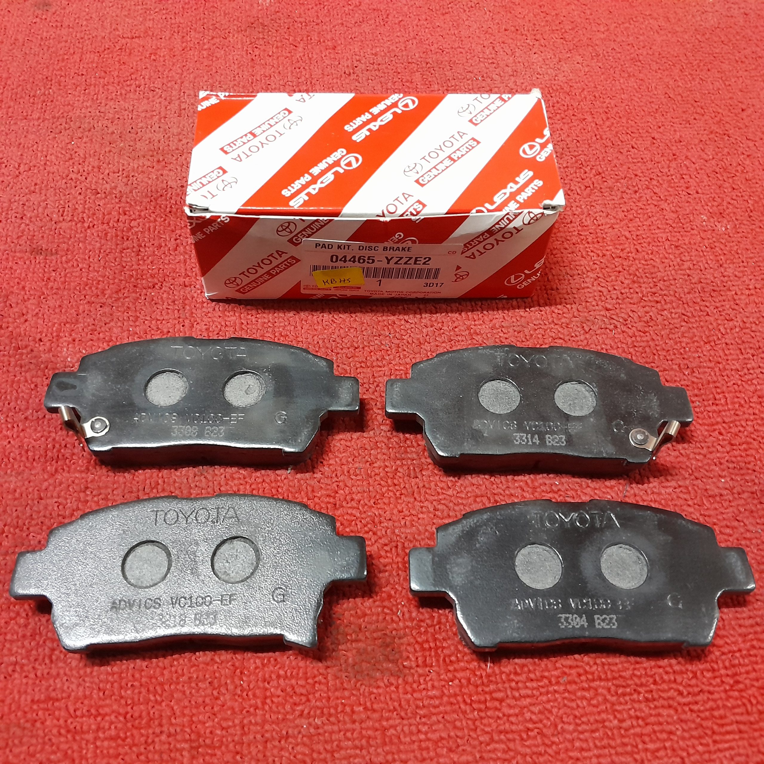 Front Brake Pad Toyota Corolla NZE - Image 3